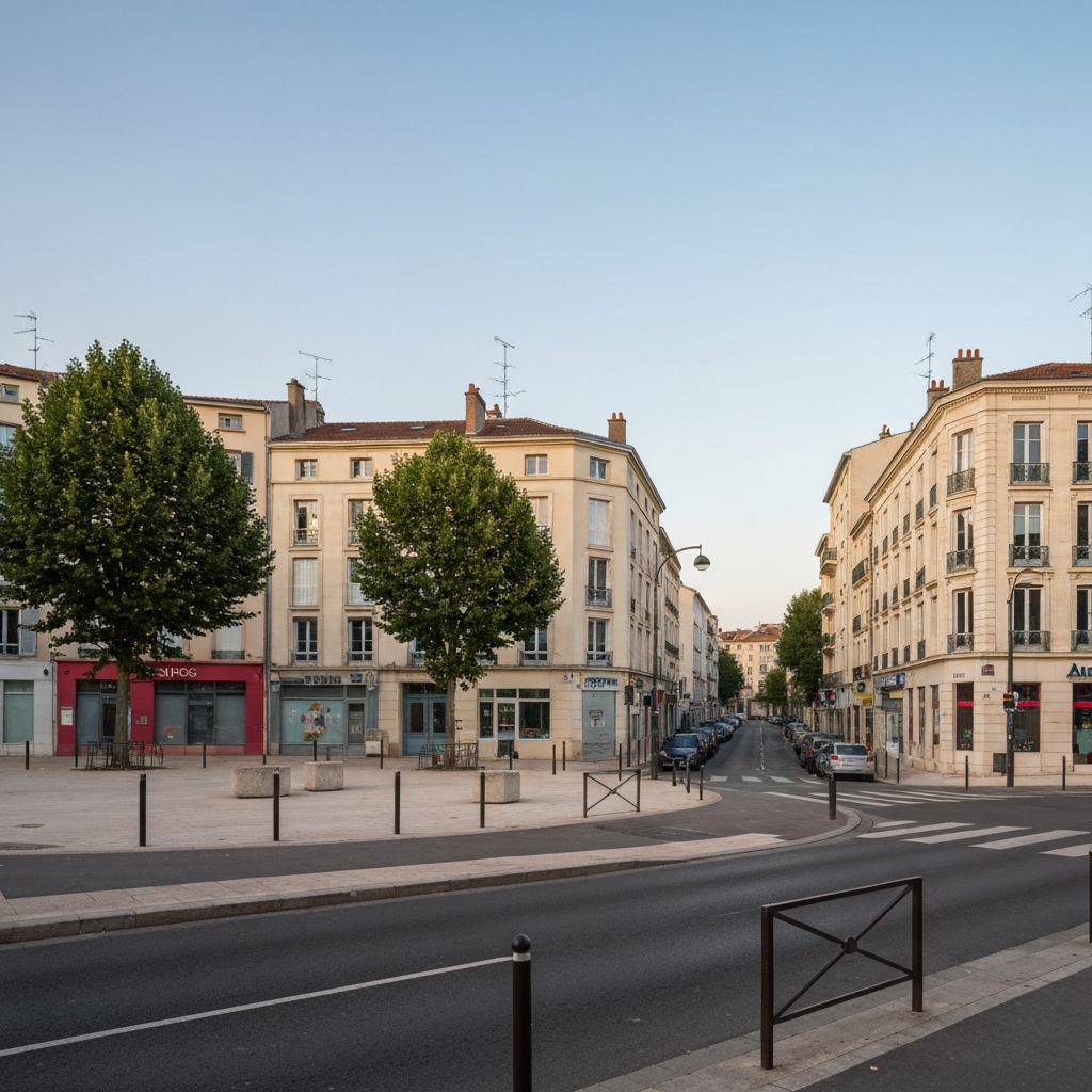 Vue d'un appartement au centre-ville de Villefranche-de-Lauragais